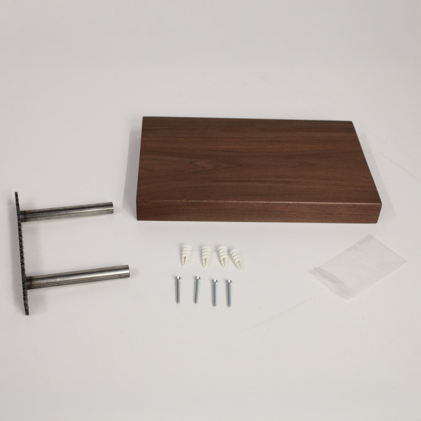 Walnut Floating Wall Shelf – Handcrafted Solid Wood Shelf with Modern Minimal Design