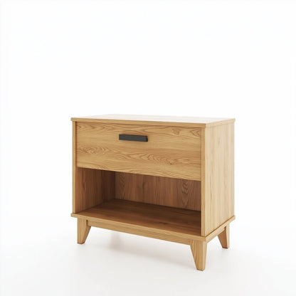 The Astoria Solid Wood Nightstand – Handcrafted Bedroom Side Table with Classic Design