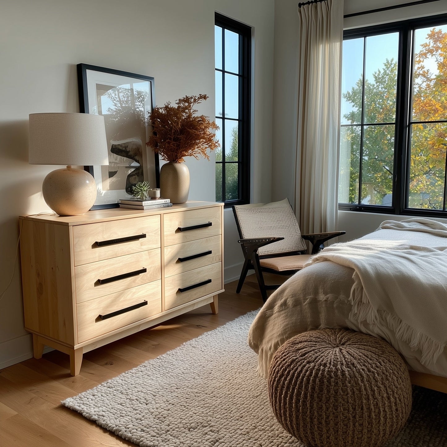 The Astoria Solid Wood Dresser – Handcrafted Bedroom Storage with Timeless Design