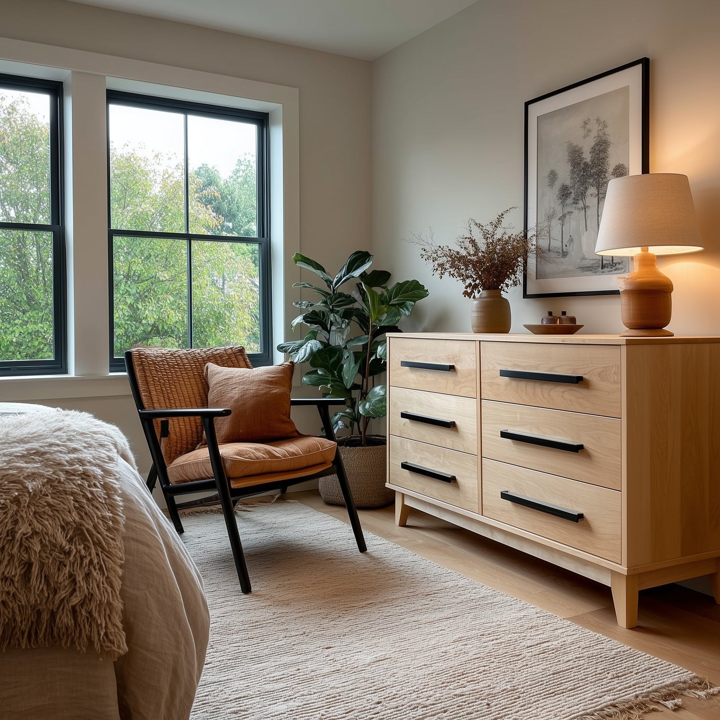 The Astoria Solid Wood Dresser – Handcrafted Bedroom Storage with Timeless Design