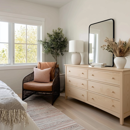 The Fairmont Solid Wood Dresser – Handcrafted Bedroom Storage with Classic Design