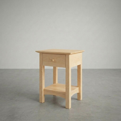 The Fairmont Solid Wood Nightstand – Handcrafted Bedroom Side Table with Timeless Design