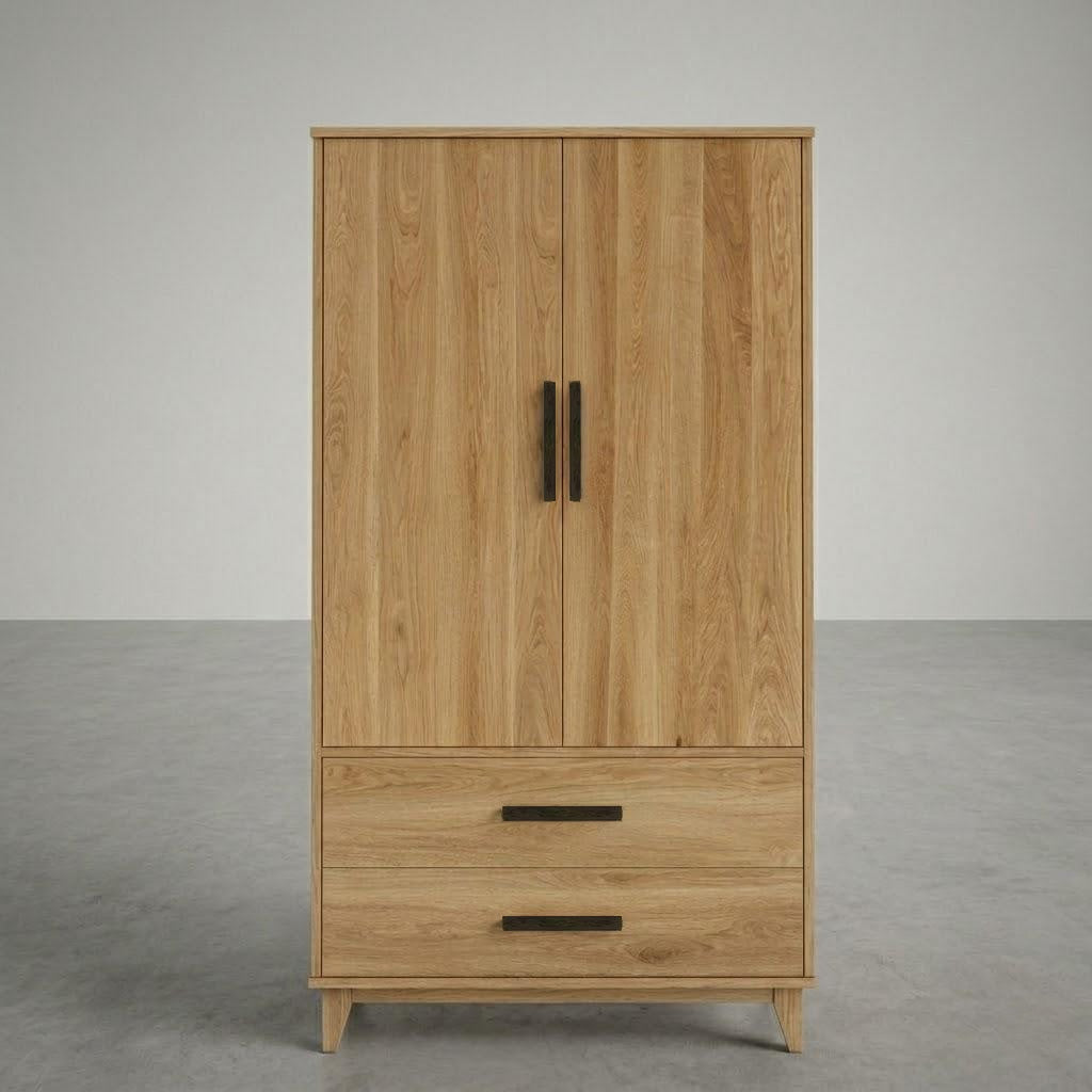 The Astoria Solid Wood Armoire – Handcrafted Bedroom Storage with Timeless Design