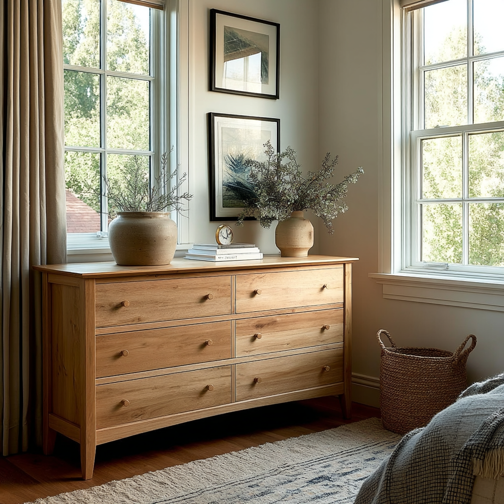 The Fairmont Solid Wood Dresser – Handcrafted Bedroom Storage with Classic Design