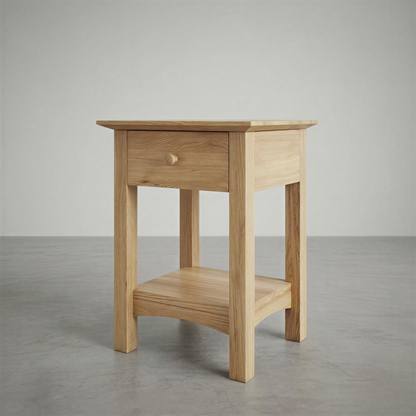The Fairmont Solid Wood Nightstand – Handcrafted Bedroom Side Table with Timeless Design