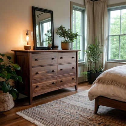 The Fairmont Solid Wood Dresser – Handcrafted Bedroom Storage with Classic Design