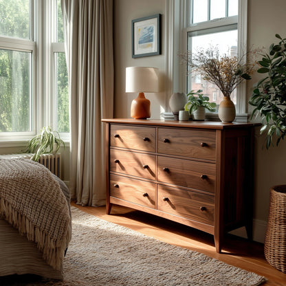 The Fairmont Solid Wood Dresser – Handcrafted Bedroom Storage with Classic Design