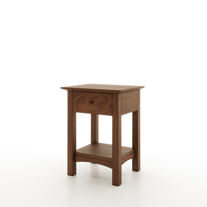 The Fairmont Solid Wood Nightstand – Handcrafted Bedroom Side Table with Timeless Design